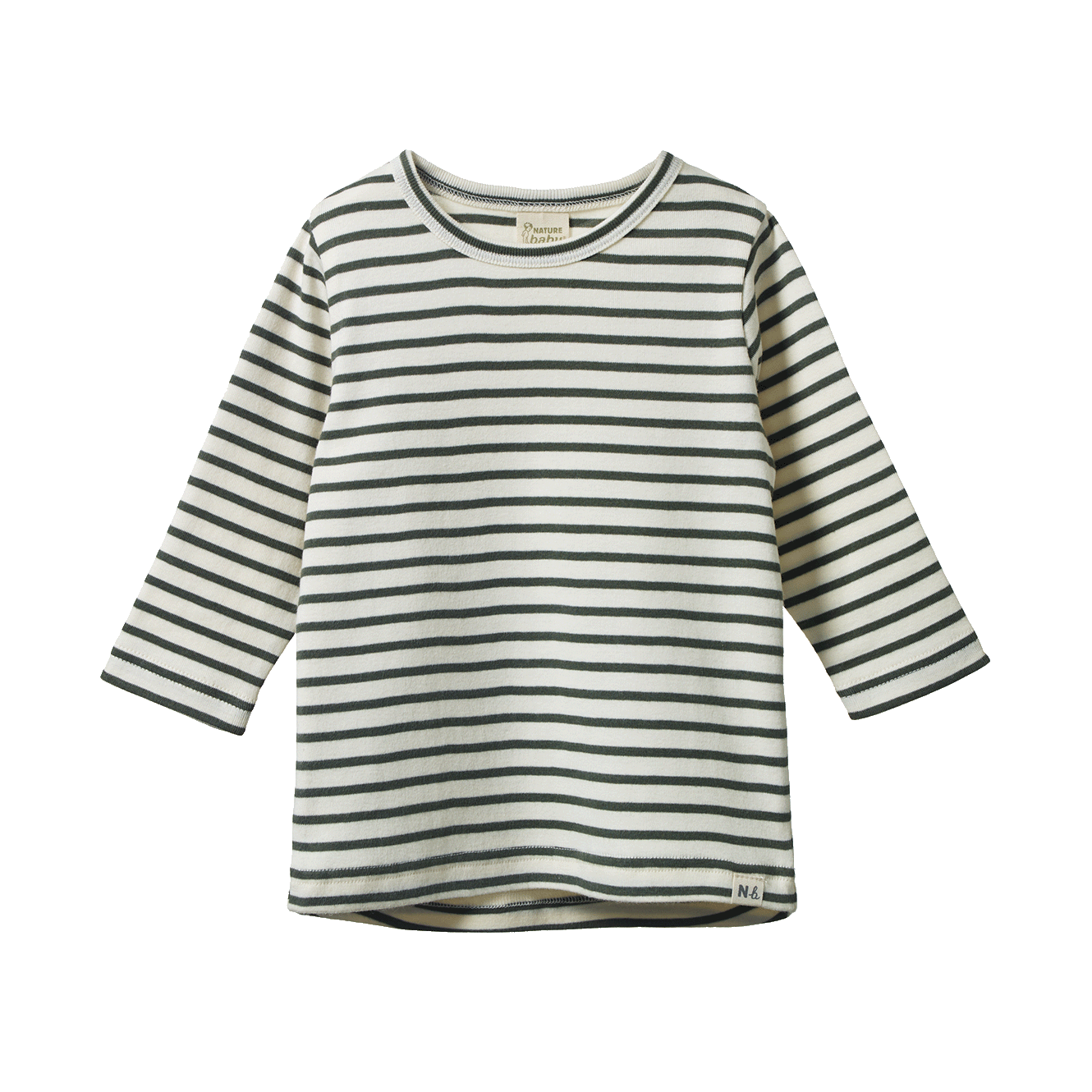LONG SLEEVE RIVER TEE | Thyme Sailor Stripe-Web-front