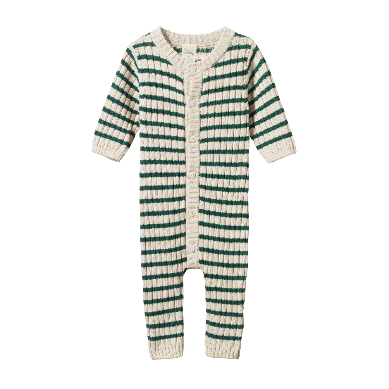 LOU SUIT COTTON KNIT | Pine Sailor Stripe-Web-front