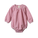 MEADOW BODYSUIT GINGHAM | Jam Check-Web-front