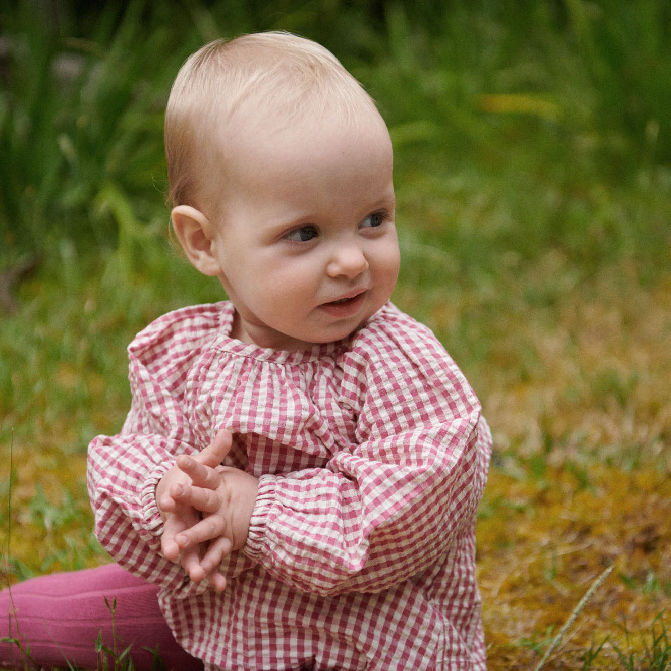 MEADOW BODYSUIT GINGHAM | Jam Check-Web-hover
