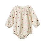 MEADOW BODYSUIT | Raspberry Print-Web-front