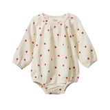 MEADOW BODYSUIT | Raspberry Print-Web-front