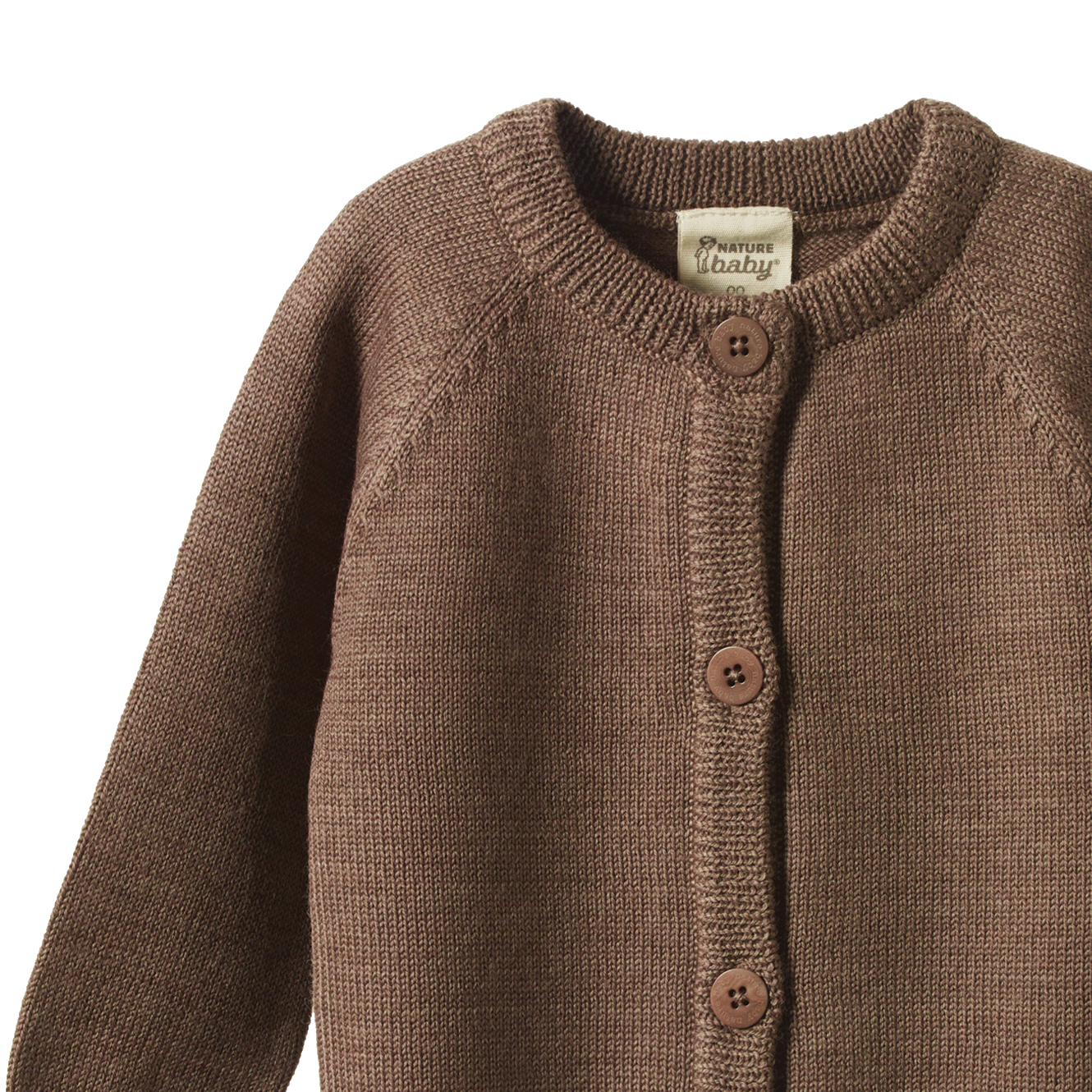 MERINO KNIT CARDIGAN | Cub Marl-Extra Img - 1