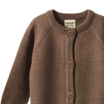 MERINO KNIT CARDIGAN | Cub Marl-Extra Img - 1