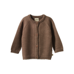 MERINO KNIT CARDIGAN | Cub Marl-Web-front