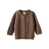 MERINO KNIT CARDIGAN | Cub Marl-Web-front
