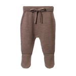 MERINO KNIT FOOTED ROMPERS | Cub Marl-Web-front