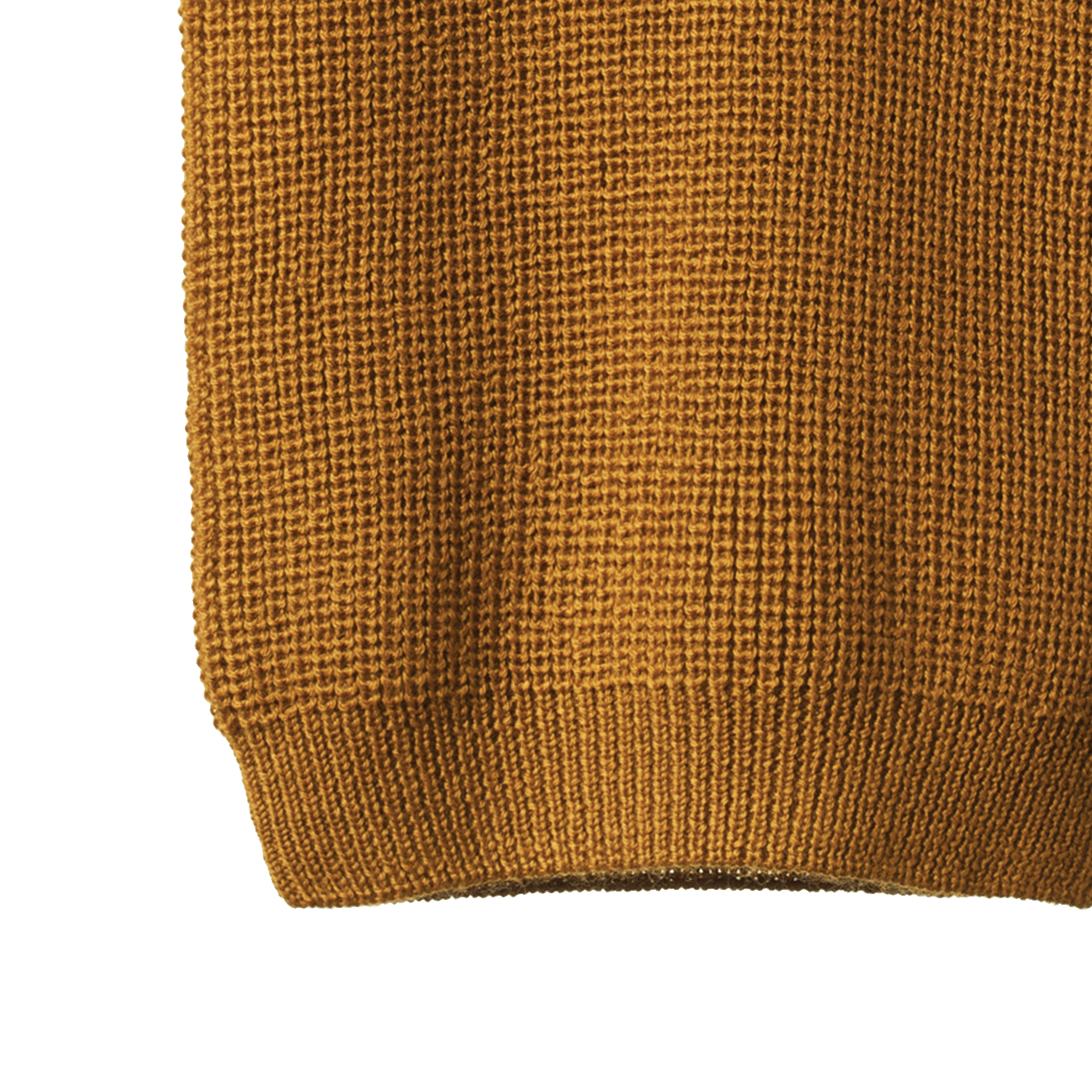MERINO KNIT VEST | Toffee Chunky Knit-Extra Img - 1