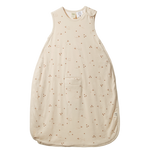 ORGANIC COTTON & MERINO SLEEPING BAG | Bumble Bee Print-Web-front