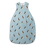 ORGANIC COTTON & MERINO SLEEPING BAG | Puffin Print-Web-front