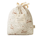 ORGANIC COTTON & MERINO SLEEPING BAG | Rabbitty Print-Extra Img - 2
