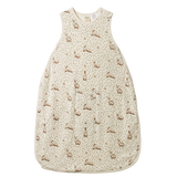 ORGANIC COTTON & MERINO SLEEPING BAG | Rabbitty Print-Web-front