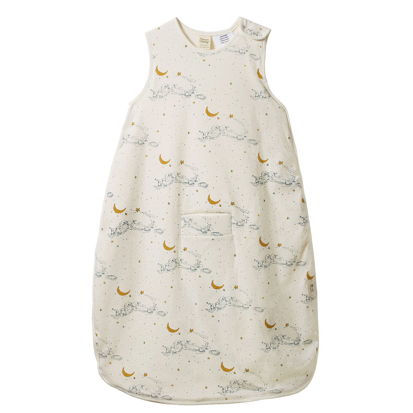 ORGANIC COTTON SLEEPING BAG | Starstruck Print-Web-front