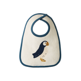 REVERSIBLE BIB | Puffin Print-Web-front