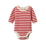 SAWYER BODYSUIT | Red Sea Stripe-Web-front