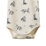 SHORT SLEEVE BODYSUIT | Foxy Print-Extra Img - 1