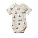 SHORT SLEEVE BODYSUIT | Foxy Print-Web-front