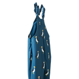SPLASH OVERALLS | Puffin Teal Print-Extra Img - 3