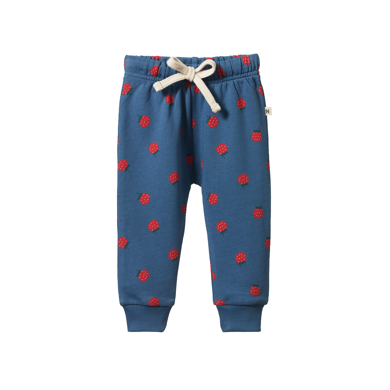 SUNDAY TRACK PANTS | Raspberry Blue Print-Web-front