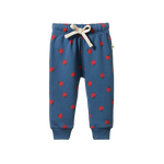 SUNDAY TRACK PANTS | Raspberry Blue Print-Web-front