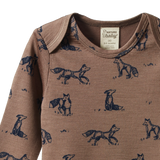MER ESS L/S BODYSUIT | Foxy Print Merino-Extra Img - 3