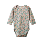 MER ESS L/S BODYSUIT | Garland Print-Web-front