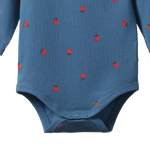 STRETCH JERSEY L/S BODYSUIT | Raspberry Blue Print-Extra Img - 1
