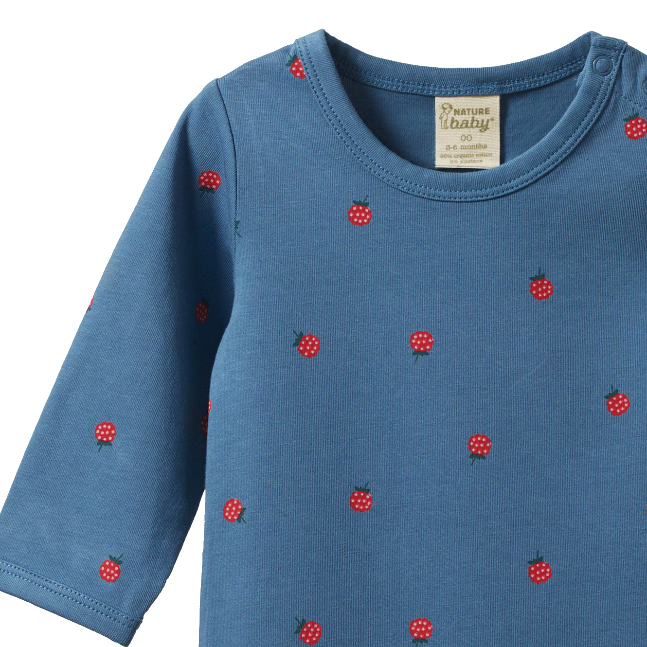 STRETCH JERSEY L/S BODYSUIT | Raspberry Blue Print-Web-hover