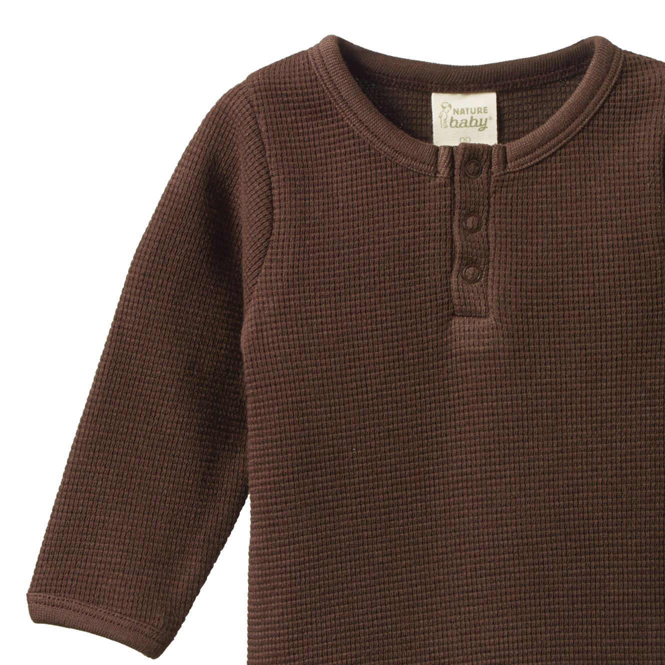 HENLEY L/S BODYSUIT WAFFLE | Pinecone-Web-hover