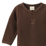HENLEY L/S BODYSUIT WAFFLE | Pinecone-Web-hover