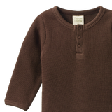 HENLEY L/S BODYSUIT WAFFLE | Pinecone-Web-hover