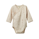 L/S KIMONO BODYSUIT | Bumble Bee Print-Web-front