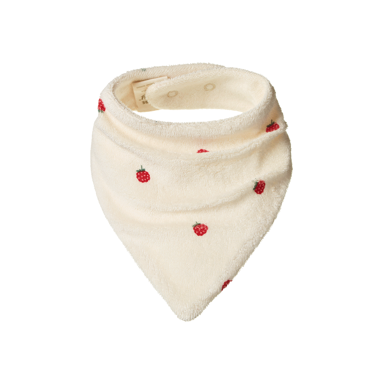 TRIANGLE BIB TERRY | Raspberry Print-Web-front