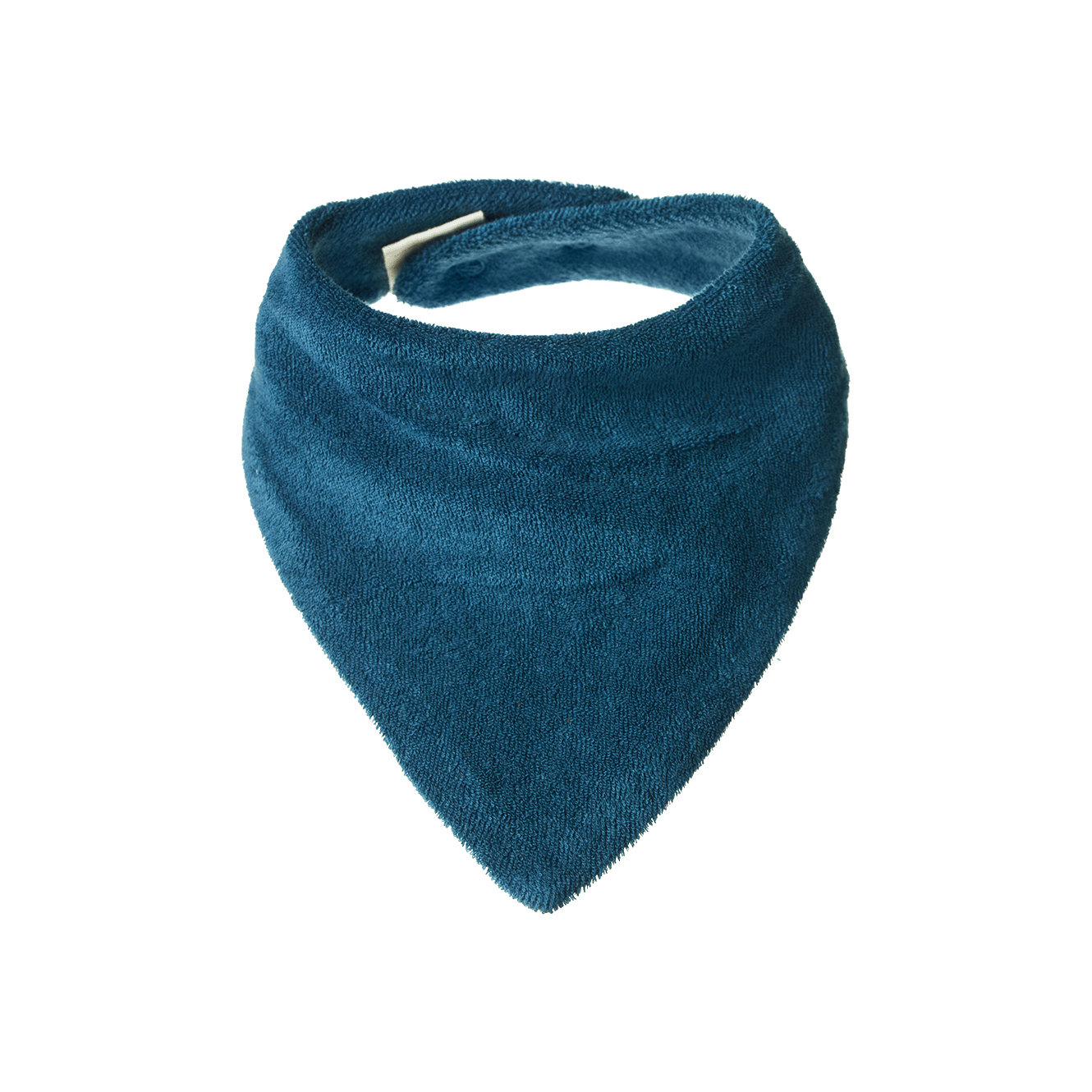 TRIANGLE BIB TERRY | Teal-Web-front