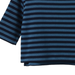 TURTLE NECK | Navy/Teal Sea Stripe-Extra Img - 4