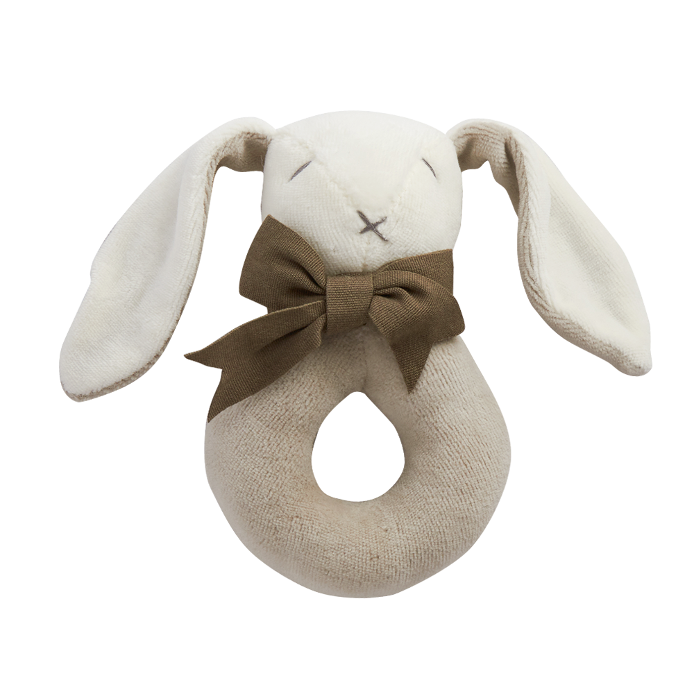 Bunny Donut Rattle - - Nature Baby