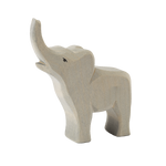 Wooden Trumpeting Baby Elephant - - Nature Baby