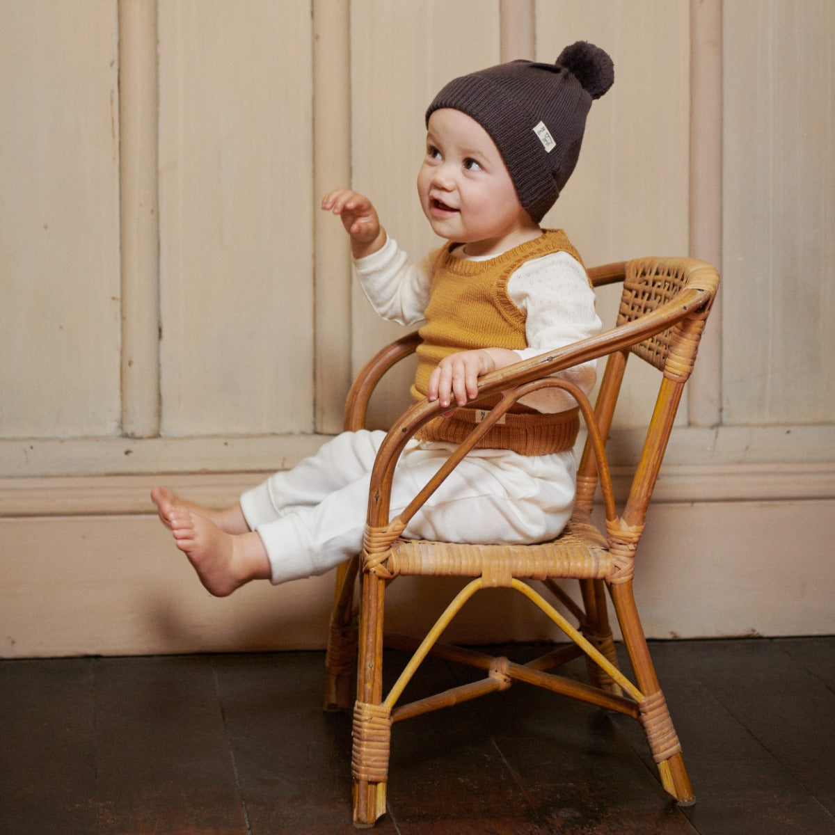 Cotton Drawstring Pants - wear - Nature Baby
