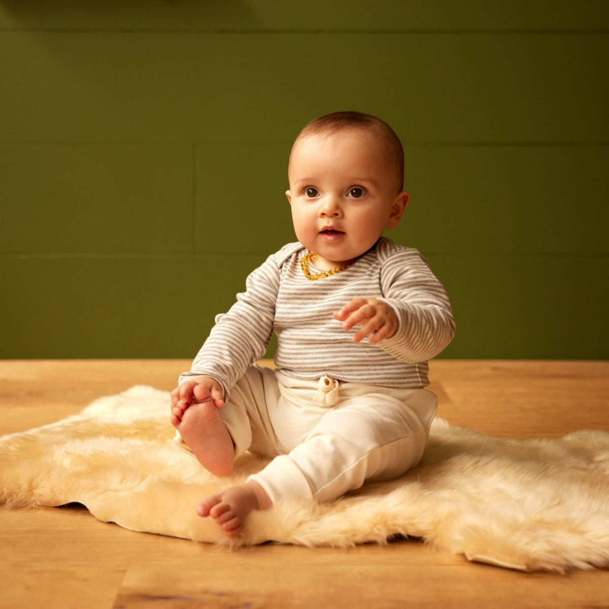 Cotton Drawstring Pants - wear - Nature Baby