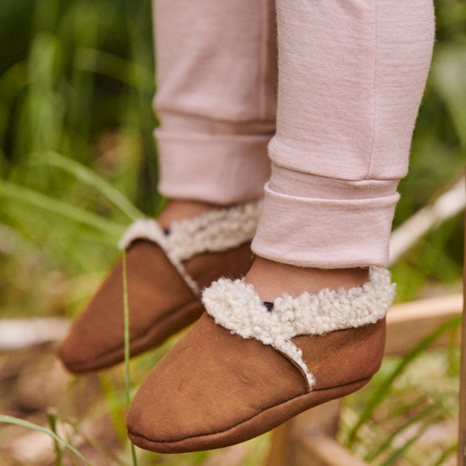 Lambskin Booties - - Nature Baby