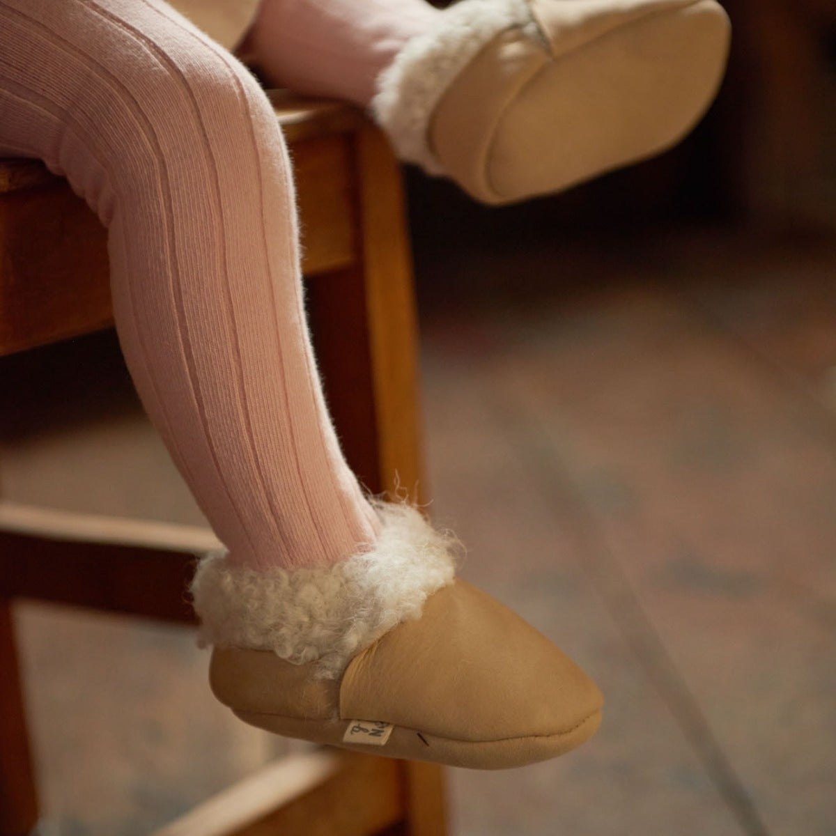 Lambskin Booties - - Nature Baby